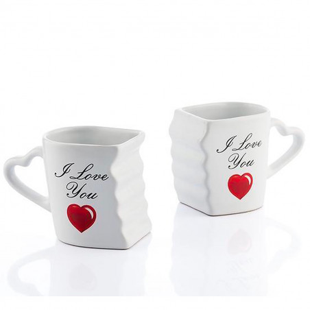 Coffret duo mugs I love you