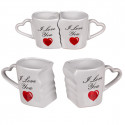 Coffret duo mugs I love you