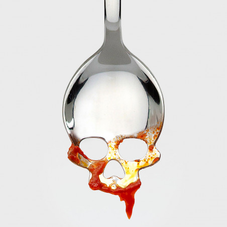 Cuillère de service Tête de mort