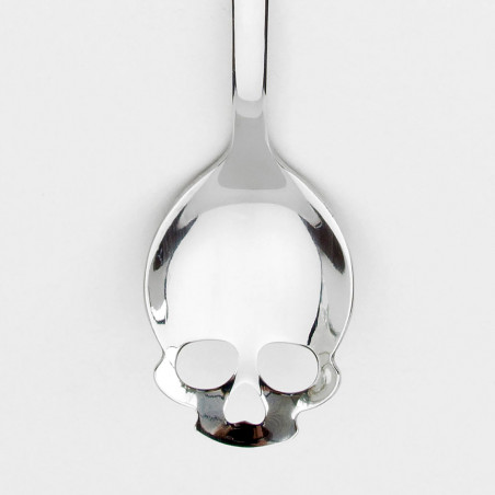 Cuillère de service Tête de mort