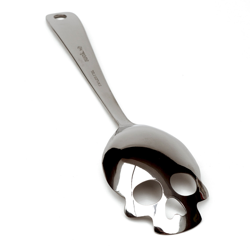 Cuillère de service Tête de mort