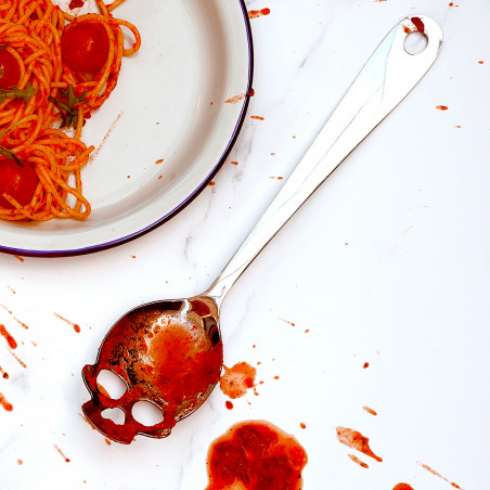 Cuillère de service Tête de mort