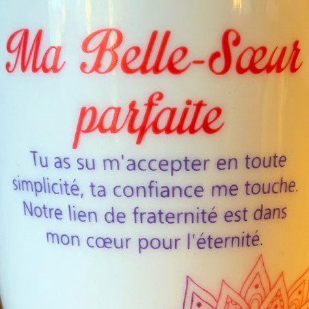 Mug à offrir Belle-soeur parfaite