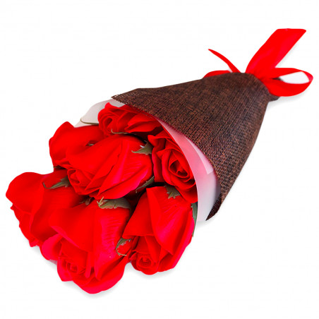 Coffret cadeau Bouquet de roses savon