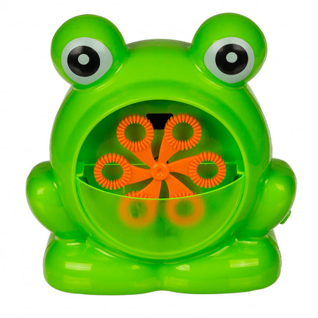 Grenouille machine à bulles