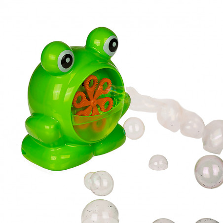 Grenouille machine à bulles