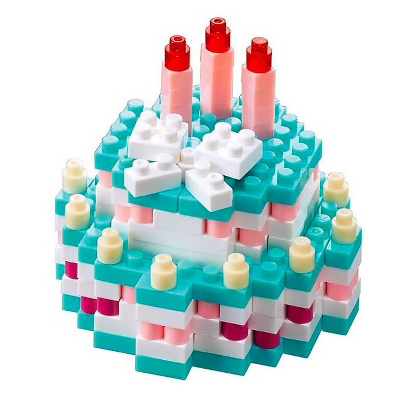 Gâteau d'anniversaire construction Nanoblock