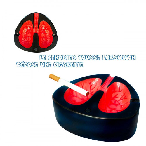 Cendrier Tousseur – Cendrier Humoristique en Forme de Poumons - Mycrazystuff