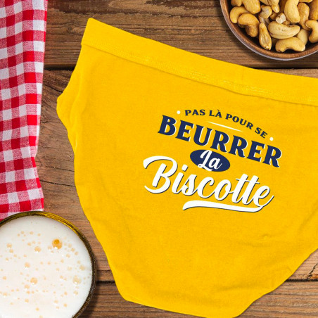 Slip Pas là pour se beurrer la biscotte M