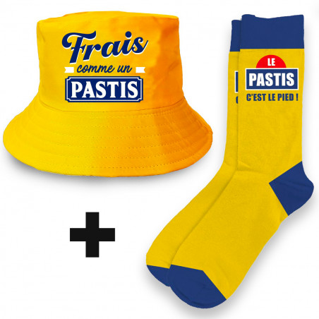 Ensemble Bob et chaussettes Pastis