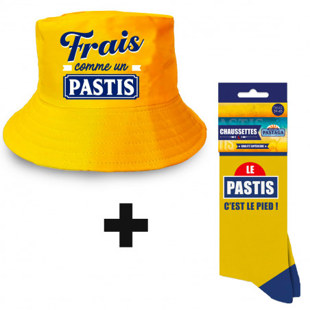 Ensemble Bob et chaussettes Pastis