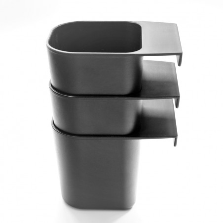 Trois pots de rangement pour écran d'ordinateur