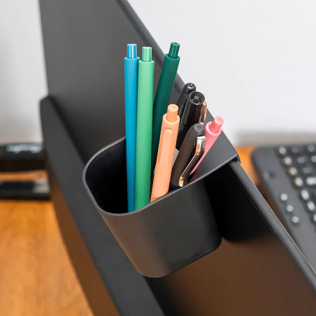 Trois pots de rangement pour écran d'ordinateur