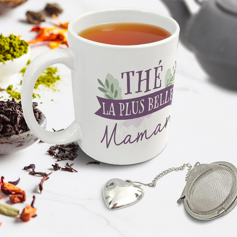 Coffret Cadeau Mug Boule à Thé Plus Belle Maman MyCrazyStuff
