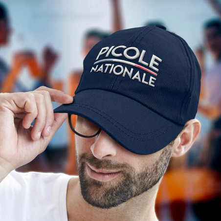 Casquette-Picole-Nationale-bleue-nuit-coton-festive-humoristique-MyCrazyStuff