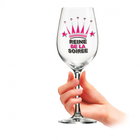 Verre géant Reine de la Soirée pour les femmes qui aiment fêter - MyCrazyStuff