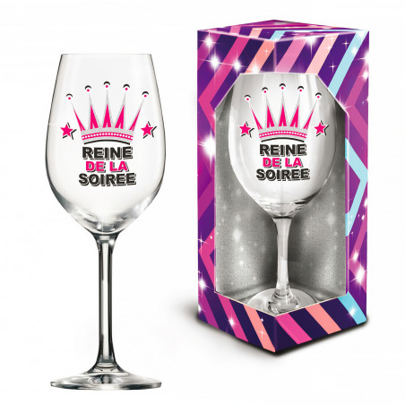 Verre géant Reine de la Soirée pour les femmes qui aiment fêter - MyCrazyStuff