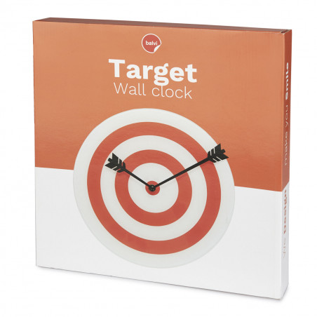 Horloge murale cible colorée et silencieuse 30cm mycrazystuff.com
