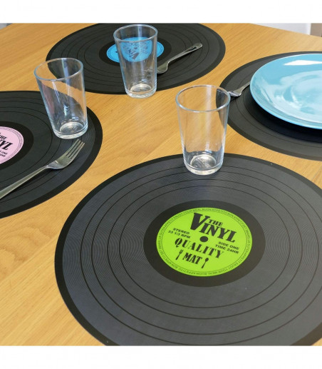 4 sets de table collection vinyle - MyCrazyStuff