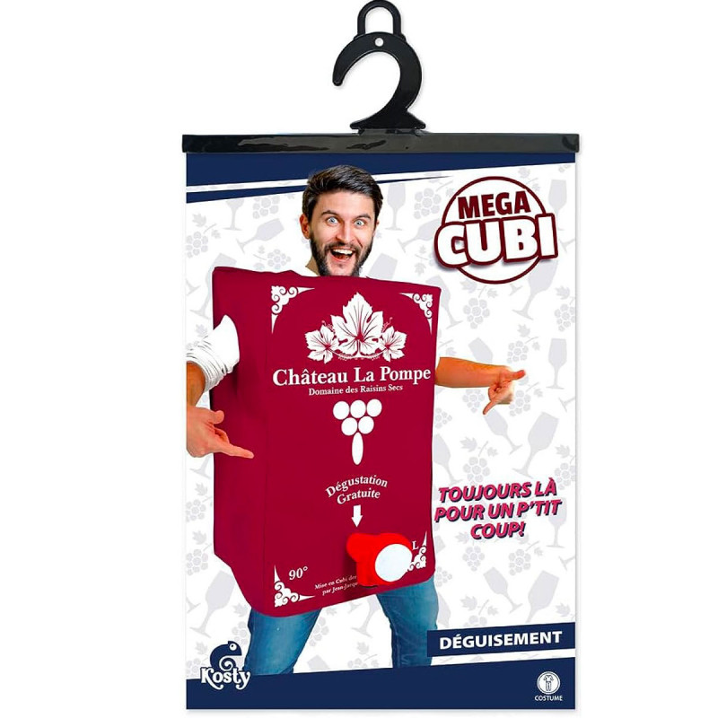 Déguisement Méga Cubi de vin - Mycrazystuff