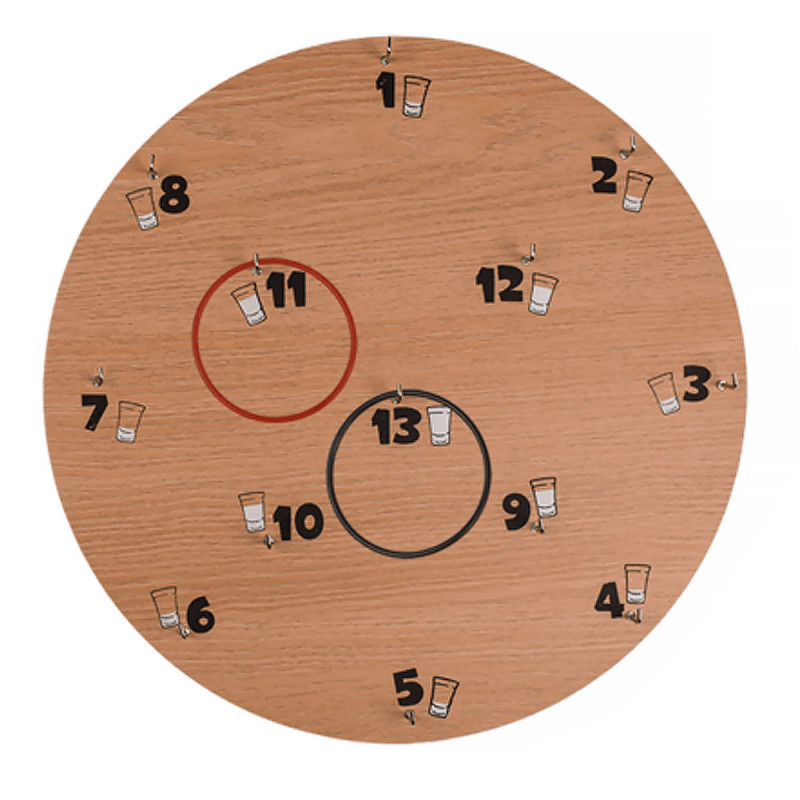 Jeu à boire lancer d'anneaux mural, apéro rigolo - Mycrazystuff.com