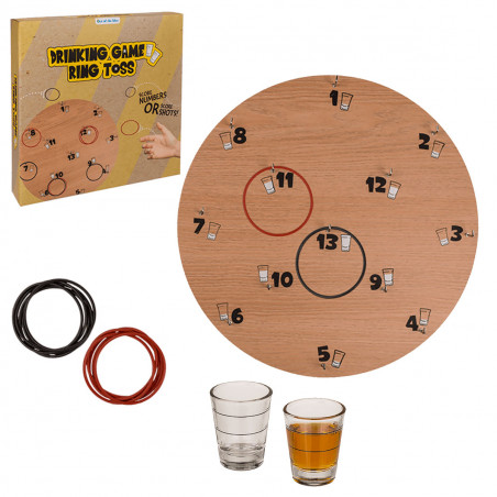 Jeu à boire lancer d'anneaux mural, apéro rigolo - Mycrazystuff.com