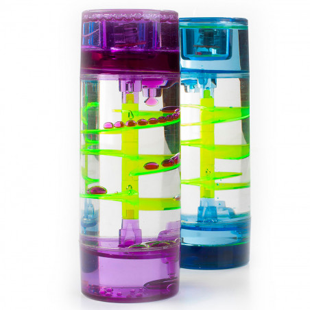 sablier_liquide_mycrazystuff, gadget_bureau_mycrazystuff, relaxation_visuelle_mycrazystuff