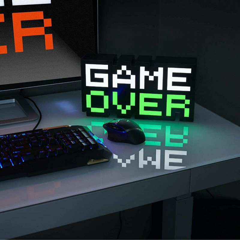 Lampe Game Over style rétro - mycrazystuff.com