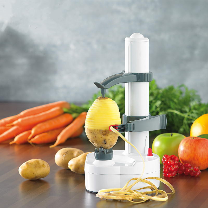 Éplucheur électrique mycrazystuff, gadget cuisine mycrazystuff, éplucheur fruits légumes mycrazystuff