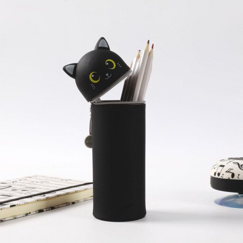 Trousse et pot à crayon chat Kawaii - Mycrazystuff.com
