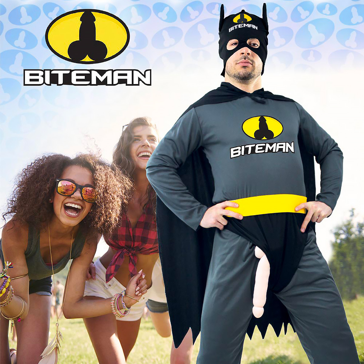 Déguisement Biteman Super-Héros Adulte humoristique