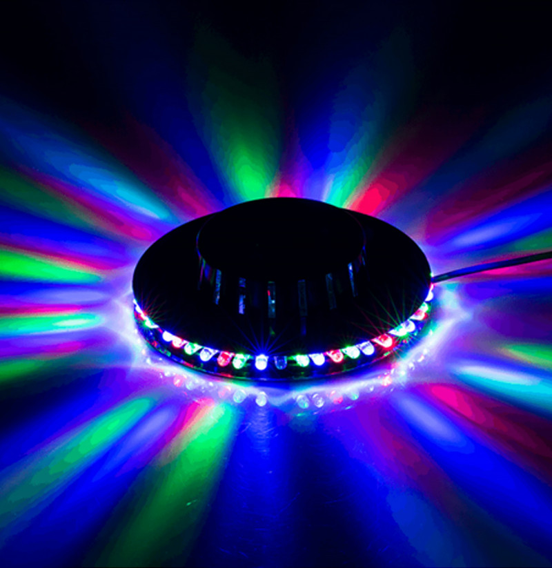 Lampe disco compacte 48 leds multicolore - Mycrazystuff.com