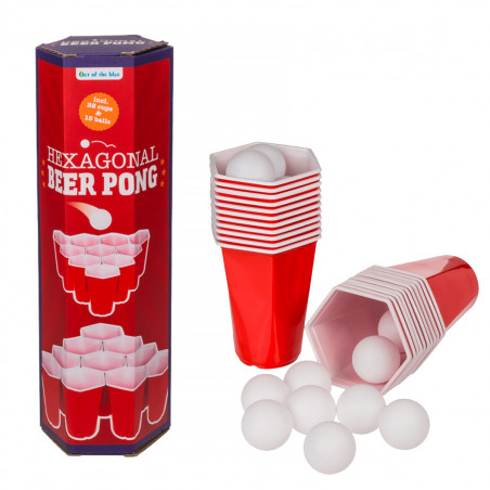 Kit Beer Pong hexagonal - Mycrazystuff