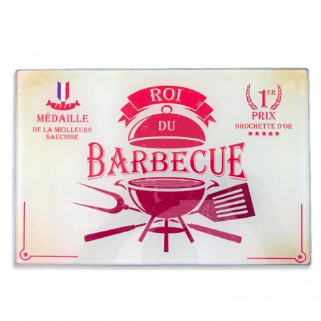 Planche à découper Roi du Barbecue-mycrazystuff