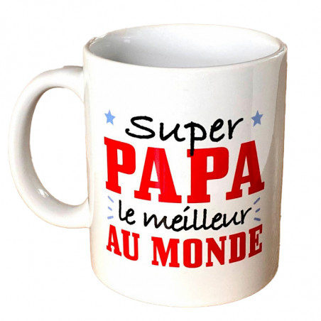 Mug Super Papa, le meilleur du monde