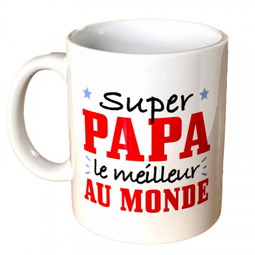 Mug Super Papa, le meilleur du monde