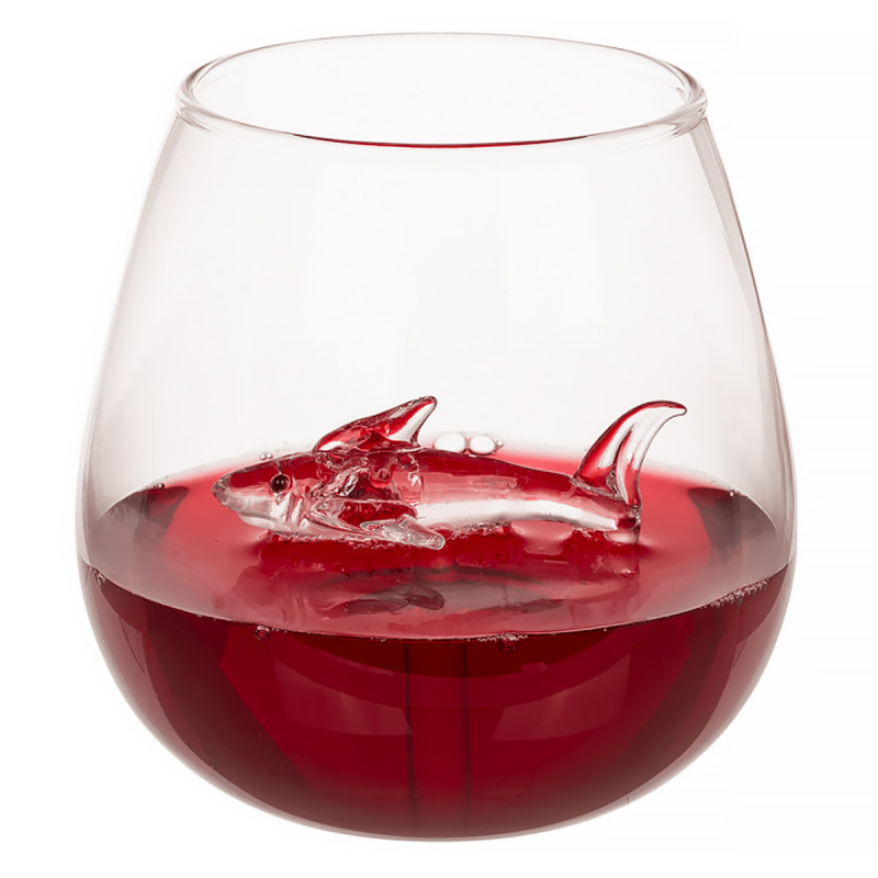 Verre à Vin Sans Pied Shark requin - Mycrazystuff