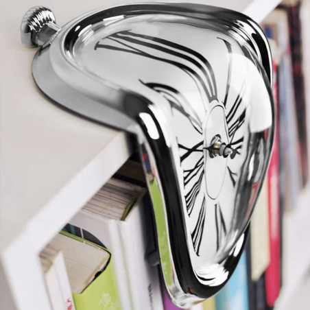 Horloge montre molle façon Dali CHIFFRES ROMAINS