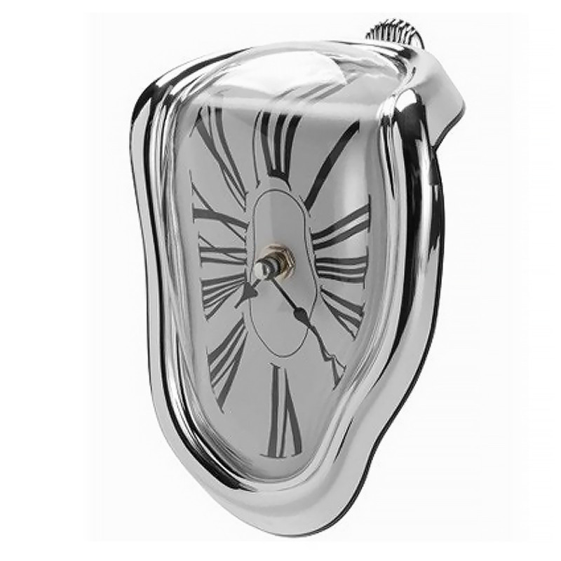 Horloge montre molle façon Dali CHIFFRES ROMAINS
