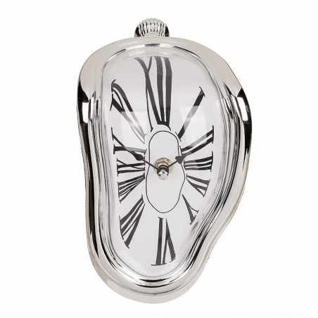 Horloge montre molle façon Dali CHIFFRES ROMAINS - mycrazystuff