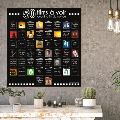 Poster 50 films à voir avant la fin du monde - Mycrazystuff.com