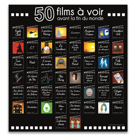 Poster 50 films à voir avant la fin du monde - Mycrazystuff.com