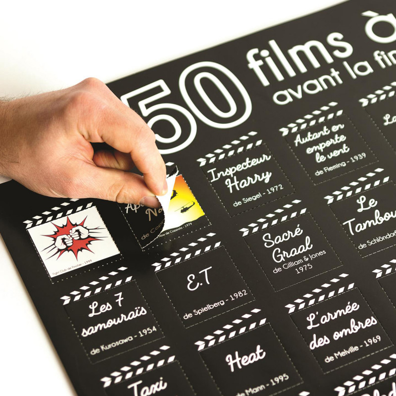 Poster 50 films à voir avant la fin du monde - Mycrazystuff.com