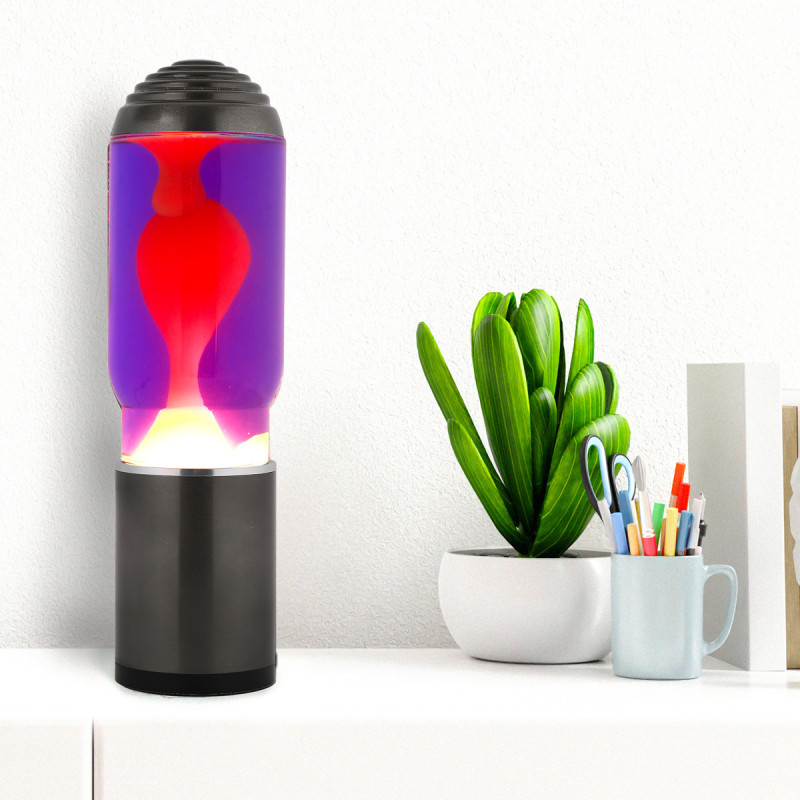 Lampe lave violette diffuseur de parfum intégré - Mycrazystuff.com