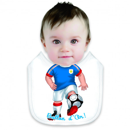 Bavoir Foot ballon d'or - mycrazystuff.com