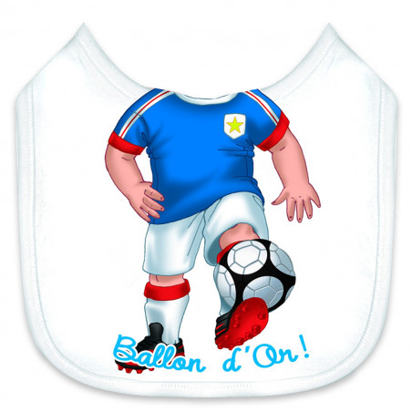 Bavoir Foot ballon d'or - mycrazystuff.com
