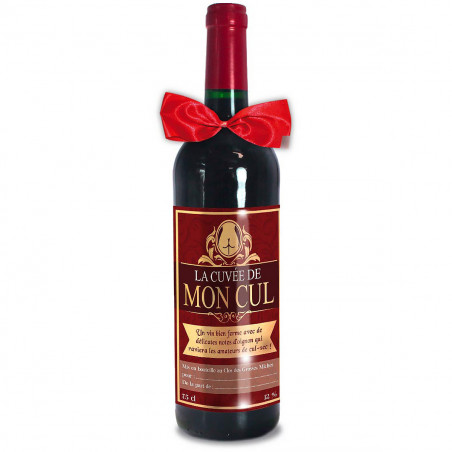 Bouteille humoristique Cuvée de Mon Cul-Mycrazystuff