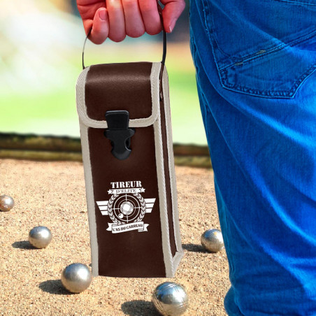 Etui boules de pétanque Tireur d'élite - Mycrazystuff.com