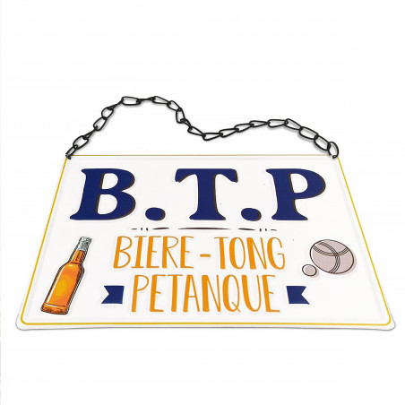 Kit BTP Estival - Duo Bob et Plaque Métal - Style et Humour - MyCrazyStuff.com