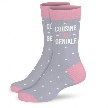 Ensemble mug et chaussettes Cousine parfaite - mycrazystuff